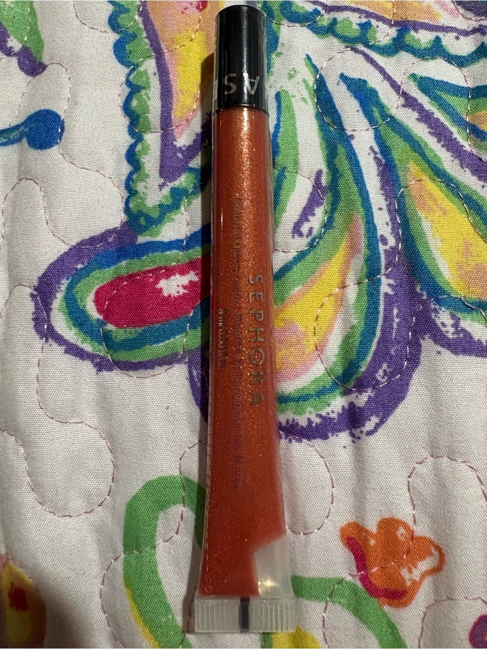 Sephora Shimmer Lip Gloss — Sparkling Copper-Orange